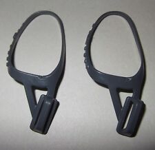 18401, 2x Waffengurt, Säbelgurt, Schultergurt, Schärpe (dickbauch), dunkelgrau