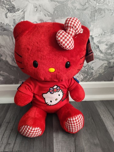 Hello kitty rot gingham - rot, build