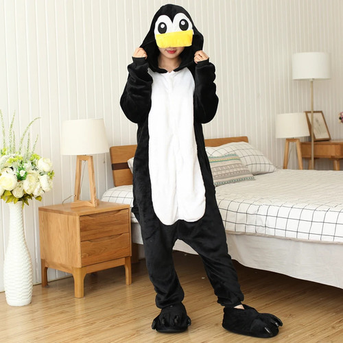 Schwarzer pinguin kigurumi - schwarzer,