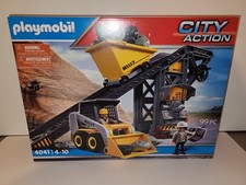 Playmobil City Action Förderanlage mit Kompaktlader 4041 Neu und OVP Baustelle