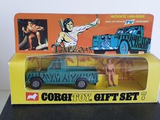 Corgi Toys Gift Set 7 Tarzan mit Affe Jungle Land Rover 109 Fahrzeug Box 1:43