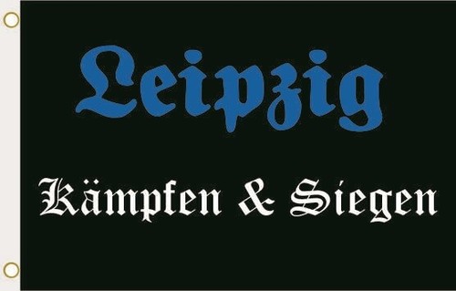 Fahne flagge leipzig kämpfen - fahne,