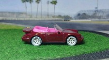 Hot Wheels, Porsche 911 Turbo Cabriolet,  Umbau auf Real Riders, Custom, OVP.