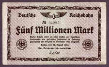 Notgeld 5 Millionen Mark