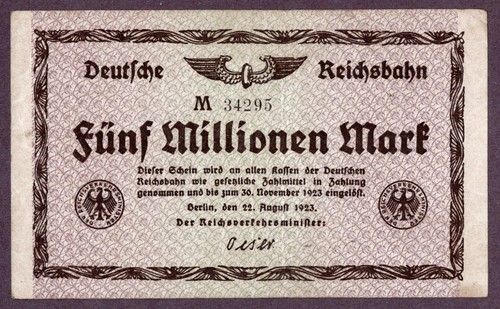 Notgeld millionen mark - millionen,