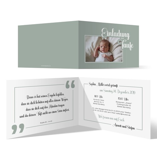 Einladungskarten taufe - einladungskarten,