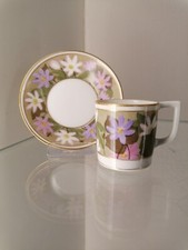 Nymphenburg Sammeltasse Mokkatasse Untertasse Jugendstil  RAR