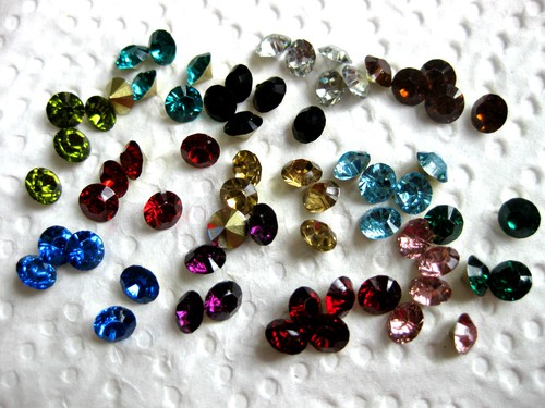 Strass steine spitz - 50,