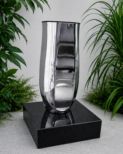 Edelstahl grablaterne vase - grablaterne,