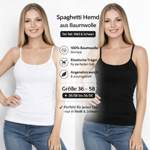 Stück damen unterhemd - 2,