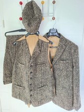 Tweed Anzug Dreiteiler von