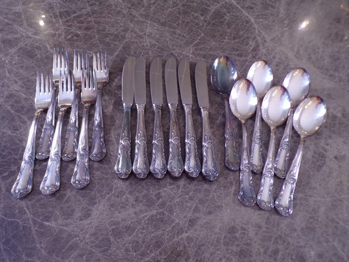 Elegantes silberbesteck rokoko - elegantes,
