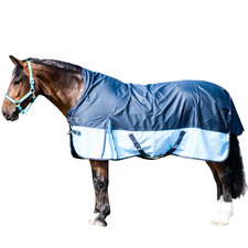 Pferdedecke Highneck 600D Fleece Innenfutter Weidedecke Regendecke Gr 145 NEU