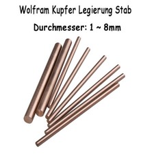Wolfram Kupfer Rundstab Mit Einem Durchmesser 1~10mm Länge 200mm Wolfram Kupfer