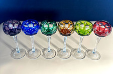 6 farbige WMF Cristal Cabinet