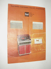 Vintage DUAL Stereo/Quadro/Hifi Programm 1973 Prospekt