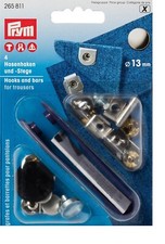 4 Hosenhaken und -stege, 13 mm