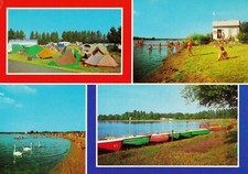 07-C092 Ansichtskarte Barleben See Camping Badestrand Magdeburg Wolmirstedt DDR