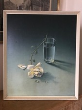 Tretchikoff Die weinende Rose Original Mid Century Vintage gerahmt 50er-60er Jahre Druck