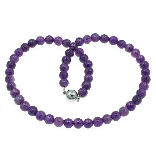 Edelstein kette mit - edelstein,