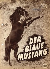 Filmprogramm "DER BLAUE MUSTANG" (NFP) 1955 Joel McRea, Mari Blanchard