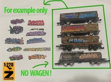 10x Graffiti zum Aufkleben -