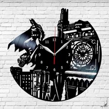 Bat Vinyl Record Wall Clock