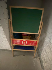 Standtafel Lerntafel Spieltafel  Kindertafel Mit Buchstaben Zahlen Und Uhr Top