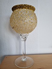 Mosaik Kelch Kerzenhalter Deko Glas
