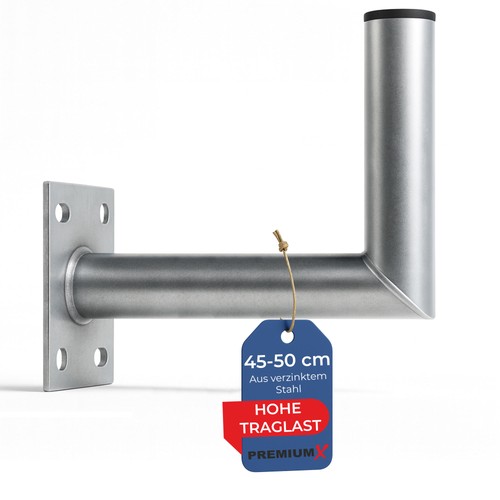 Wandhalter 50cm stahl - 45-50cm, sat