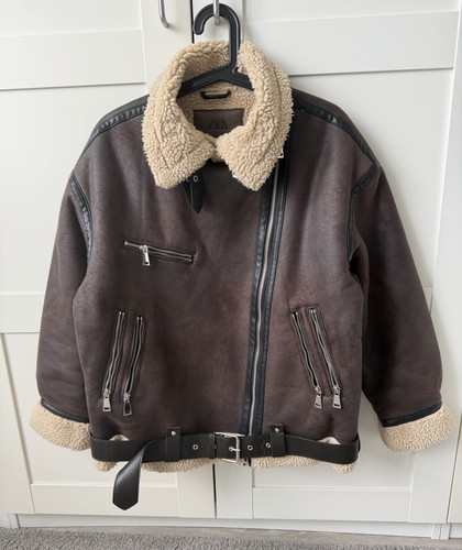 Zara damen bomberjacke leder - bomberjacke,