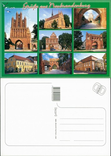 Ansichtskarte neubrandenburg - ansichtskarte,