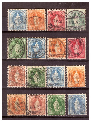 Schweiz 1899 sammlung - 1899,