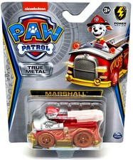 Paw Patrol True Metal Fahrzeuge Power Series  Autos Cars Figur Marshall