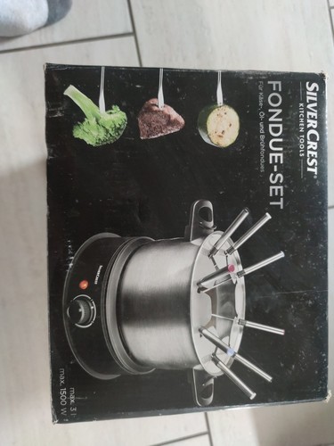 1500w fondue set silber rest - 1500w,