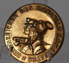 DDR Medaille Ehrenzeichen VEB Mansfeld Kombinat „Wilhelm Pieck“ Eisleben, Bergba