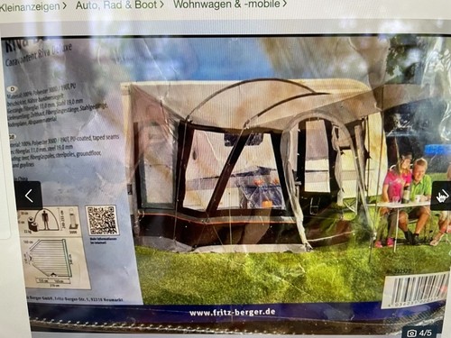 Riva deluxe wohnwagenvorzelt - deluxe,