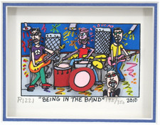 James RIZZI (1950-2011) - "Being in the Band" von 2010 Nr. 132/350 Handsigniert