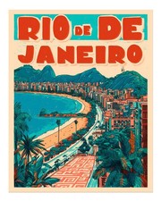 Rio de Janeiro Travel Poster