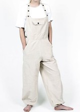 Tolle Latzhose 100% Baumwolle in 5 Farben 5 Größen Handarbeit Nepal vintage 