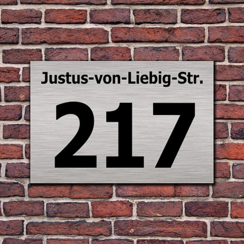 Hausnummer hausnummernschild - hausnummer,