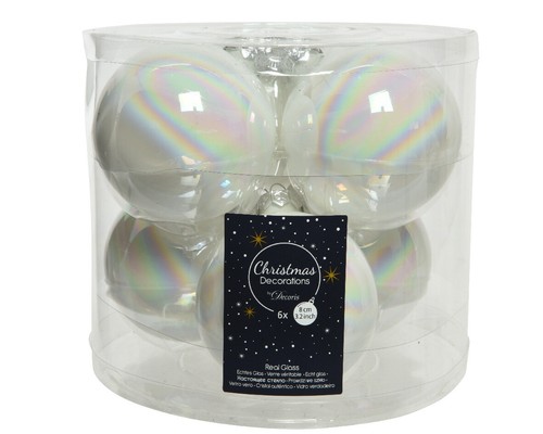Weihnachtskugeln 8cm glas - weihnachtskugeln,