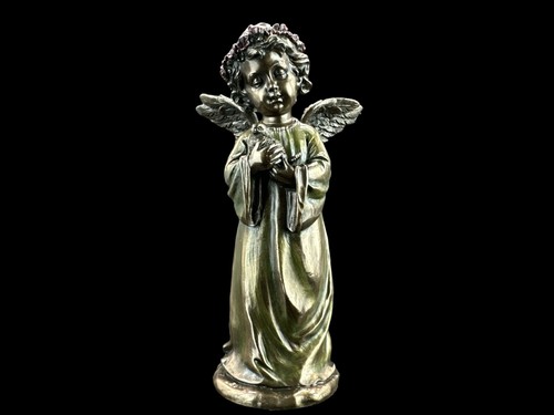 Engelfigur engel hält eine - engelfigur,
