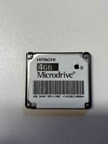 Apple hitachi microdrive 4gb - microdrive,
