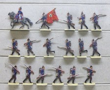 17 Zinnfiguren Preussen 1900