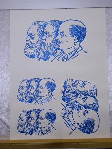 Orig ddr papierbogen - papierbogen, mit