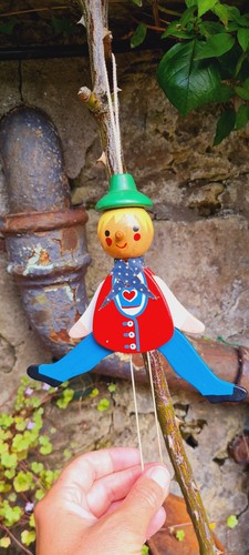 Vintage holz hampelmann - vintage,