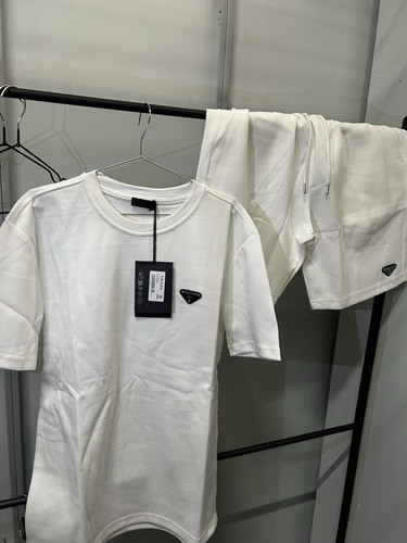 Prada herren shirt weiß - prada, t-shirt
