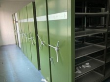 Rollregal Schieberegal Archiv Ablage Mauser LXBXH = 620 x 320 x 210 cm