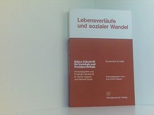 Kölner Zeitschrift für Soziologie und Sozialpsychologie, Sonderheft 31: Lebensve
